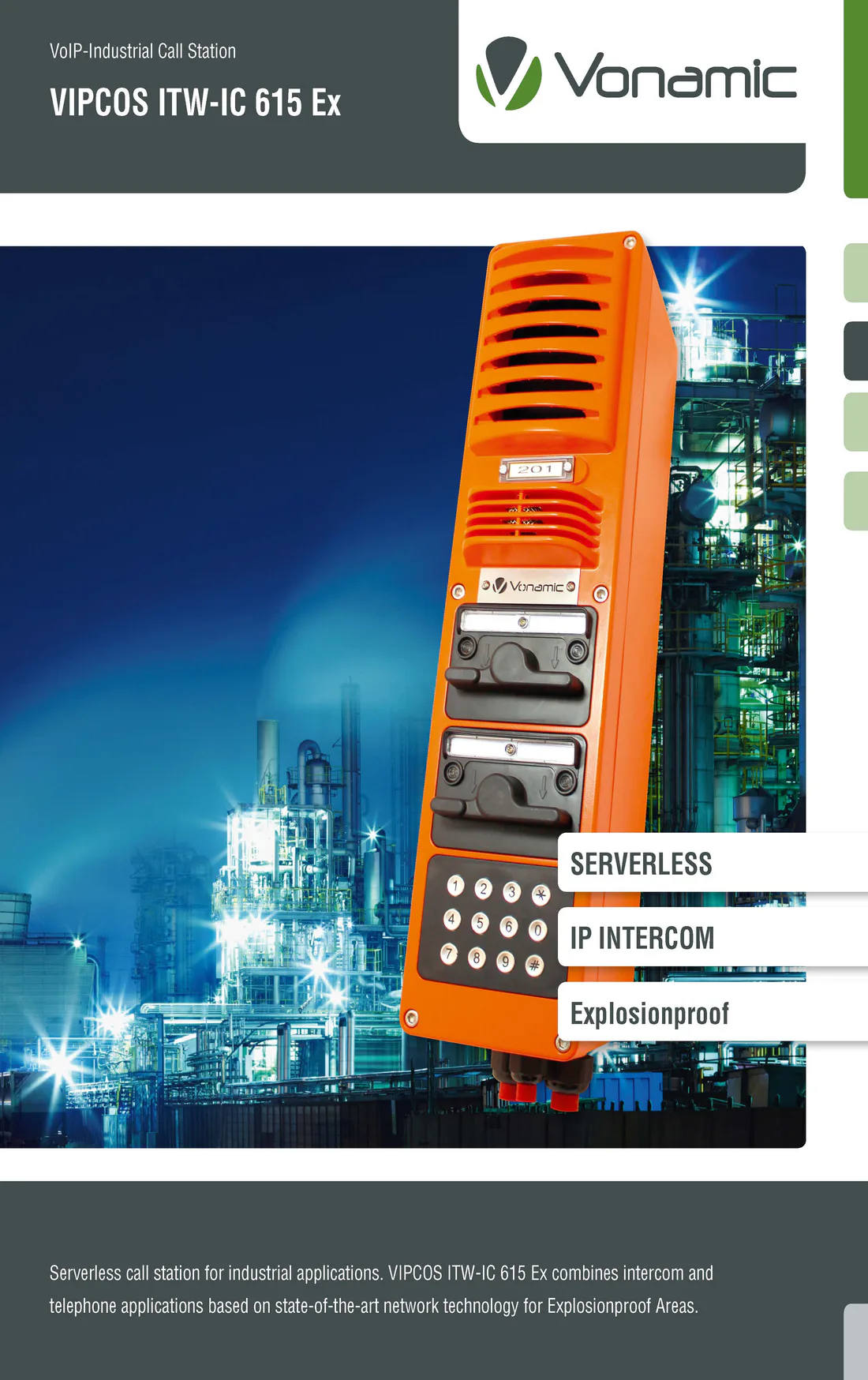 VIPCOS ITW-IC 615 Ex industrial call station