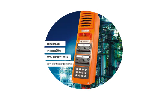 VIPCOS 615 OVC industrial call station with offline voice control